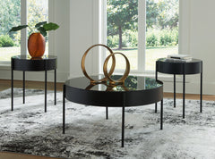 Floridian Furniture - Ashley Furniture - Ardoline Table (Set of 3) - Occasional Table Set (3/CN) / Black - T280-13