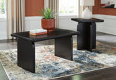 Floridian Furniture - Ashley Furniture - Mitchalli Table (Set of 2) - Occasional Table Set (Set of 2) / Black - T313-12