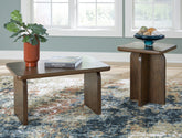 Floridian Furniture - Ashley Furniture - Shawbeck Table (Set of 2) - Occasional Table Set (Set of 2) / Medium Brown - T315-12