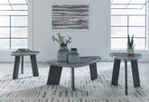 Floridian Furniture - Ashley Furniture - Bluebond Table (Set of 3) - Occasional Table Set (3/CN) / Gray - T390-13