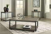Floridian Furniture - Ashley Furniture - Wilmaden Table (Set of 3) - Occasional Table Set (3/CN) / Gray/Black - T393-13