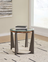 Floridian Furniture - Ashley Furniture - Frazwa End Table - Round End Table / Multi - T432-6