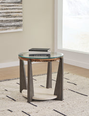 Floridian Furniture - Ashley Furniture - Frazwa End Table - Round End Table / Multi - T432-6