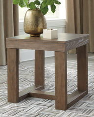 Floridian Furniture - Ashley Furniture - Cariton End Table - Square End Table / Gray - T471-2