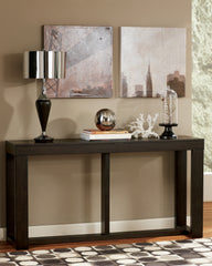 Floridian Furniture - Ashley Furniture - Watson Sofa/Console Table - Sofa Table / Dark Brown - T481-4