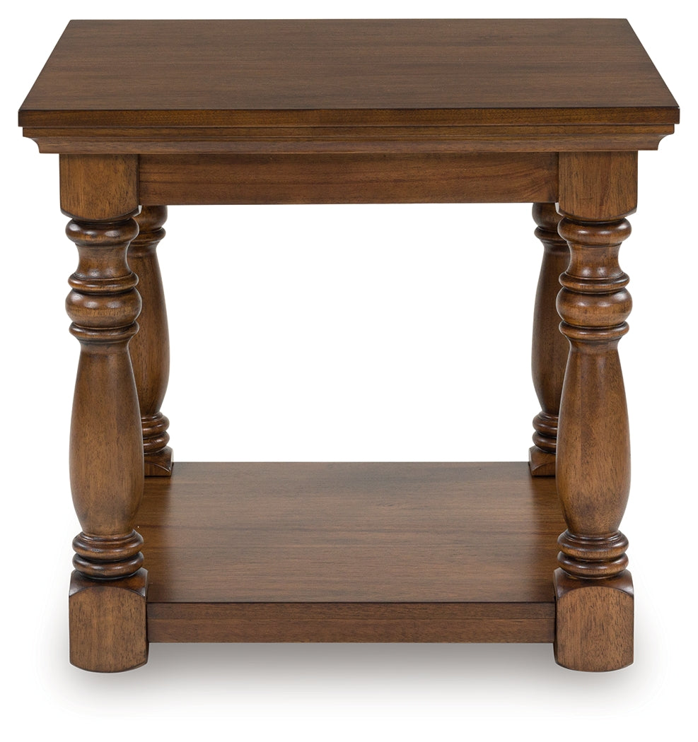 Floridian Furniture - Ashley Furniture - Sturlayne End Table - Rectangular End Table / Brown - T609-3