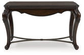 Floridian Furniture - Ashley Furniture - Maylee Sofa Table - Sofa Table / Dark Brown - T617-4