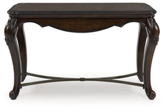 Floridian Furniture - Ashley Furniture - Maylee Sofa Table - Sofa Table / Dark Brown - T617-4
