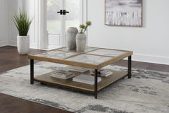Floridian Furniture - Ashley Furniture - Montia Coffee Table - Square Cocktail Table / Multi - T632-8