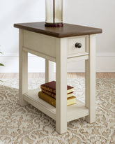 Floridian Furniture - Ashley Furniture - Bolanburg Chairside End Table - Chair Side End Table / Two-tone - T637-107