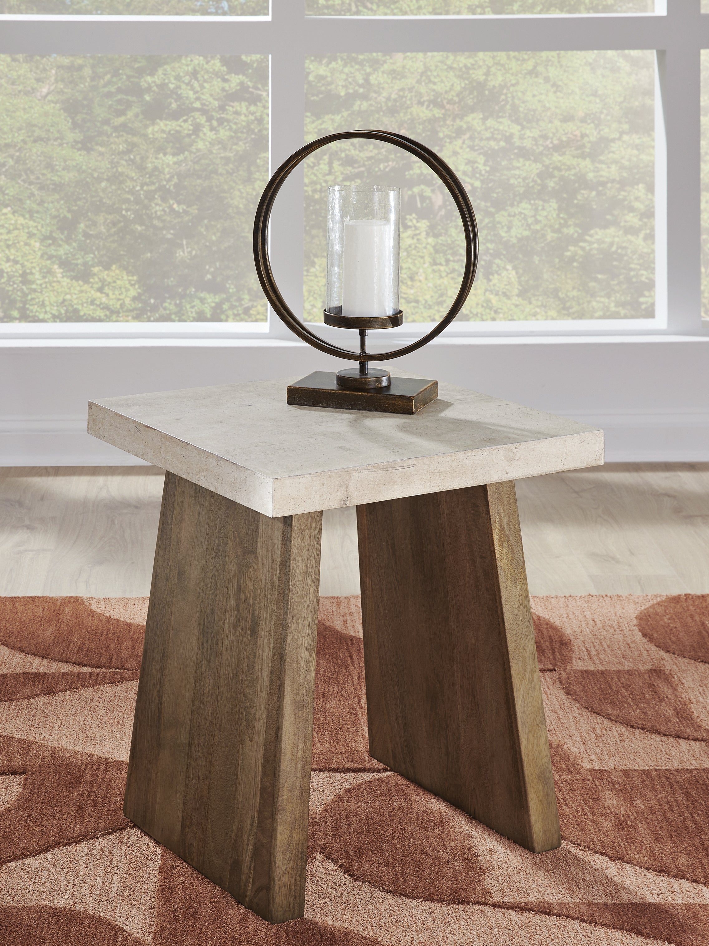 Floridian Furniture - Ashley Furniture - Brendalhouse End Table - Square End Table / Light Brown - T642-2