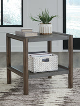 Floridian Furniture - Ashley Furniture - Kallenny End Table - Rectangular End Table / Brown/Gray - T669-3
