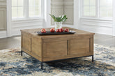 Floridian Furniture - Ashley Furniture - Torlanta Lift-Top Coffee Table - Lift Top Cocktail Table / Brown - T686-9