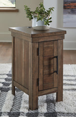Floridian Furniture - Ashley Furniture - Moriville Chairside End Table - Chair Side End Table / Grayish Brown - T731-7