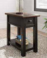 Floridian Furniture - Ashley Furniture - Tyler Creek Chairside End Table - Chair Side End Table / Grayish Brown/Black - T736-107