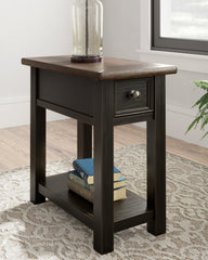 Floridian Furniture - Ashley Furniture - Tyler Creek Chairside End Table - Chair Side End Table / Grayish Brown/Black - T736-107