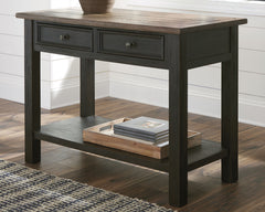 Floridian Furniture - Ashley Furniture - Tyler Creek Sofa/Console Table - Sofa Table / Grayish Brown/Black - T736-4