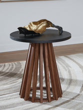 Floridian Furniture - Ashley Furniture - Kallari End Table - Round End Table / Warm Brown/Black - T737-6