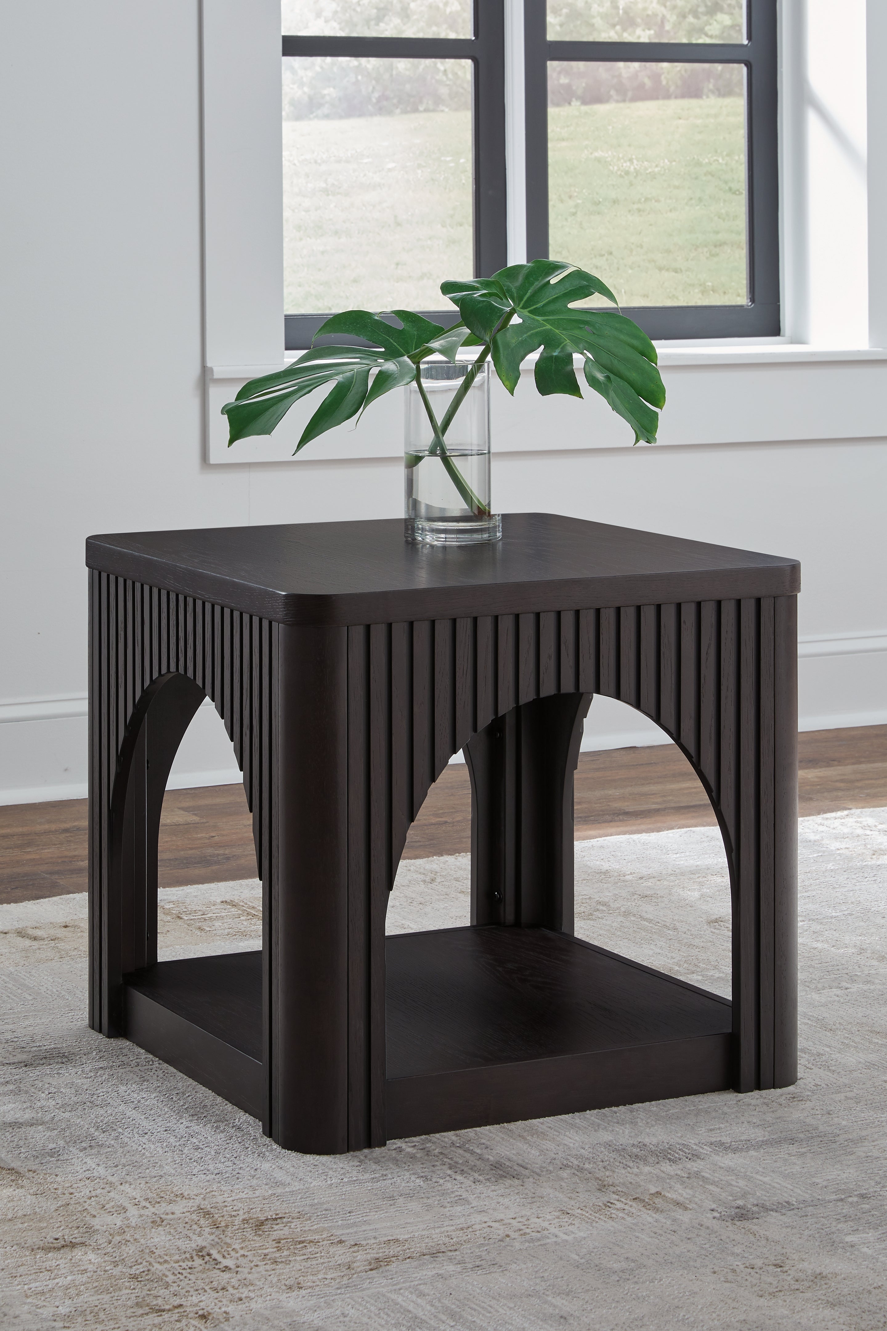 Floridian Furniture - Ashley Furniture - Yellink End Table - Square End Table / Black - T760-2