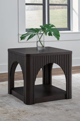 Floridian Furniture - Ashley Furniture - Yellink End Table - Square End Table / Black - T760-2