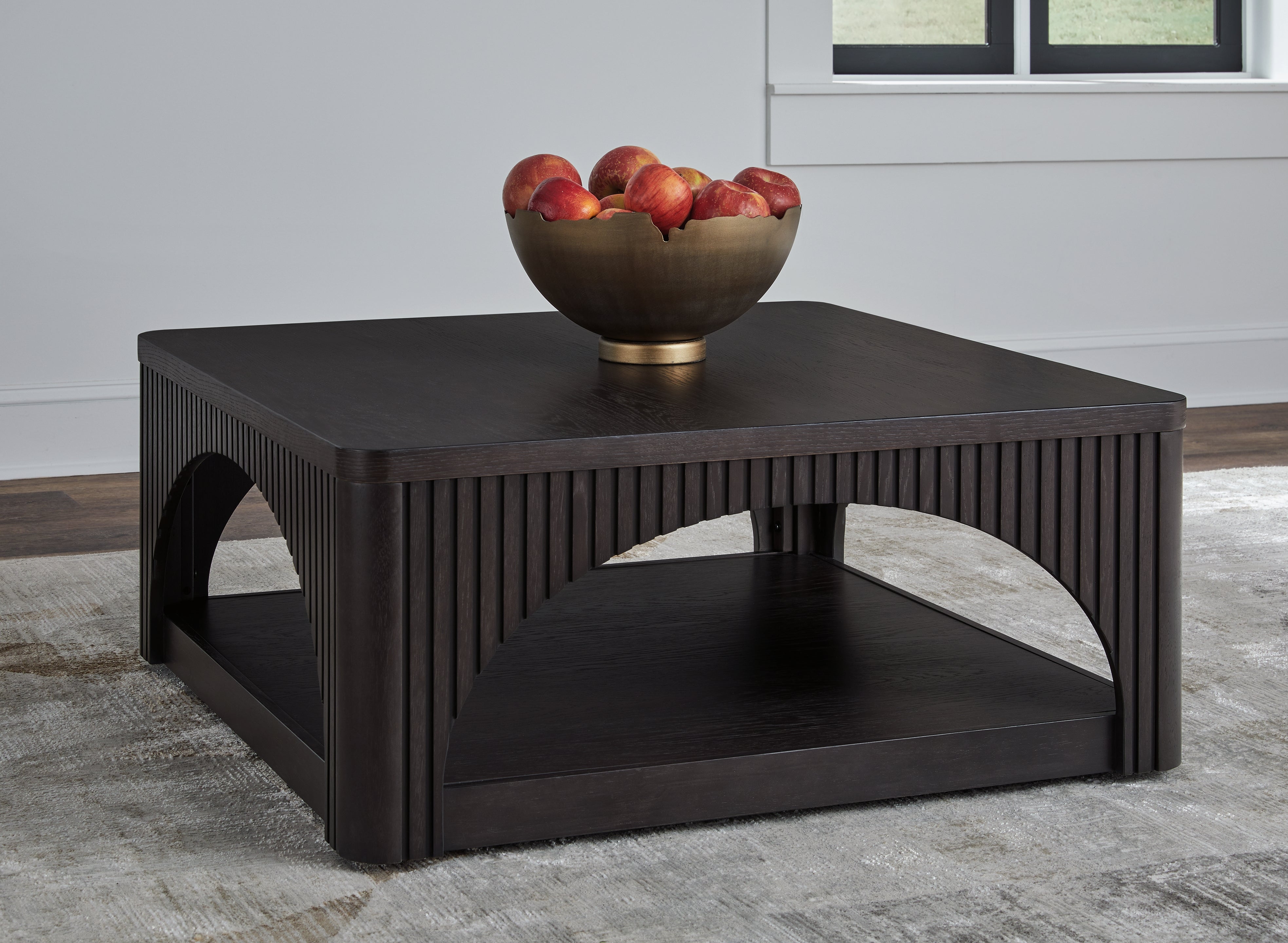 Floridian Furniture - Ashley Furniture - Yellink Coffee Table - Square Cocktail Table / Black - T760-8