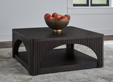 Floridian Furniture - Ashley Furniture - Yellink Coffee Table - Square Cocktail Table / Black - T760-8