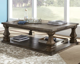 Floridian Furniture - Ashley Furniture - Johnelle Coffee Table - Rectangular Cocktail Table / Gray - T776-1