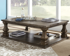 Floridian Furniture - Ashley Furniture - Johnelle Coffee Table - Rectangular Cocktail Table / Gray - T776-1