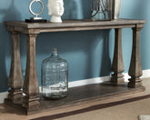 Floridian Furniture - Ashley Furniture - Johnelle Sofa Table - Sofa Table / Gray - T776-4