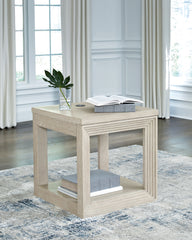 Floridian Furniture - Ashley Furniture - Marxhart End Table - Square End Table / Bisque - T791-2