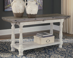 Floridian Furniture - Ashley Furniture - Havalance Sofa/Console Table - Flip Top Sofa Table / Gray/White - T814-4