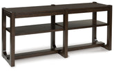 Floridian Furniture - Ashley Furniture - Breckington Sofa Table - Sofa Table / Dark Brown - T856-4