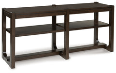 Floridian Furniture - Ashley Furniture - Breckington Sofa Table - Sofa Table / Dark Brown - T856-4
