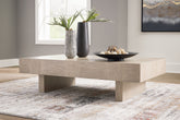 Floridian Furniture - Ashley Furniture - Jorlaina Coffee Table - Square Cocktail Table / Light Grayish Brown - T622-8