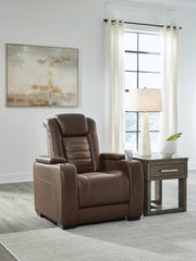 Floridian Furniture - Ashley Furniture - High Impact Living Room - PWR REC Loveseat/CON/ADJ HDRST / Tobacco - U1060118