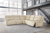 Floridian Furniture - Ashley Furniture - Double Deal Sectional - 4-Piece Reclining Sectional / Almond - U13001S6