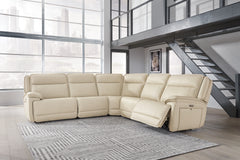 Floridian Furniture - Ashley Furniture - Double Deal Sectional - 4-Piece Reclining Sectional / Almond - U13001S6
