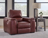 Floridian Furniture - Ashley Furniture - Alessandro Living Room - PWR REC Loveseat/CON/ADJ HDRST / Walnut - U2550218