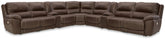 Floridian Furniture - Ashley Furniture - Dunleith 9-piece Power Reclining Sectional - 9-piece Power Reclining Sectional / Chocolate - U71604S10
