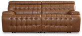Floridian Furniture - Ashley Furniture - Temmpton Sectional - 3-Piece Power Reclining Sectional Sofa / Chocolate - U92708S3