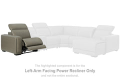 Floridian Furniture - Ashley Furniture - Correze Sectional - 2-Piece Power Reclining Sectional / Gray - U94202S10