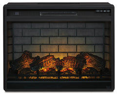 Floridian Furniture - Ashley Furniture - Entertainment Accessories Electric Infrared Fireplace Insert - Electric Infrared Fireplace Insert / Black - W100-121