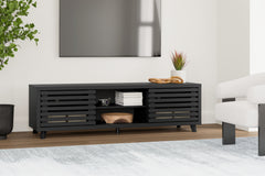 Floridian Furniture - Ashley Furniture - Danziar TV Stand - 72" / Black - W1013-68
