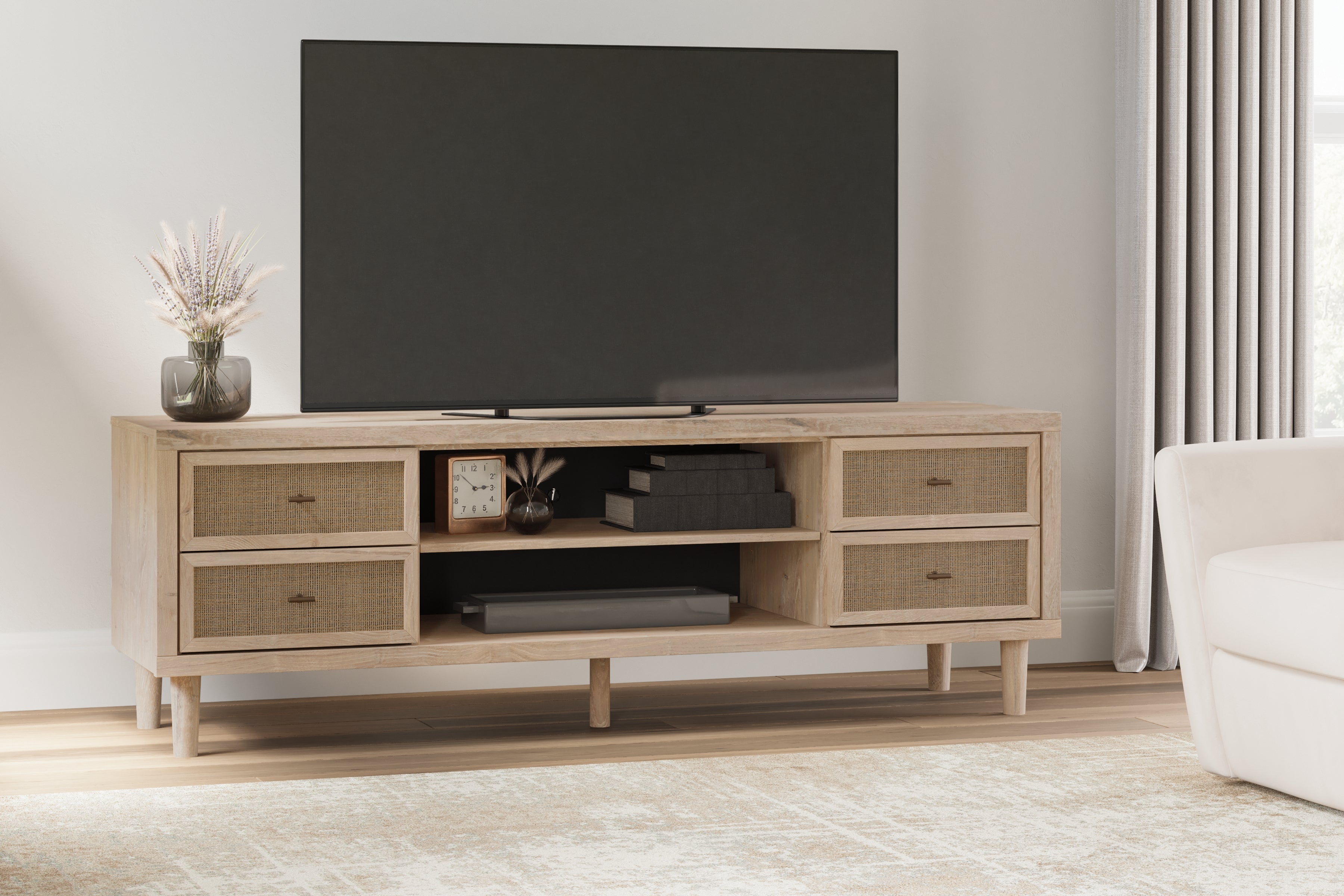 Floridian Furniture - Ashley Furniture - Cielden TV Stand - 72" / Two-tone - W1199-68