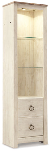 Floridian Furniture - Ashley Furniture - Willowton Entertainment Center - Pier / Whitewash - W267-24