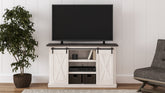Floridian Furniture - Ashley Furniture - Dorrinson 54" TV Stand - 54" / Two-tone - W287-48