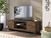 Floridian Furniture - Ashley Furniture - Zadilyn 72" TV Stand - 72" / Brown - W3367-68