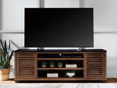 Floridian Furniture - Ashley Furniture - Kallari 84" TV Stand - 84" / Warm Brown/Black - W737-78