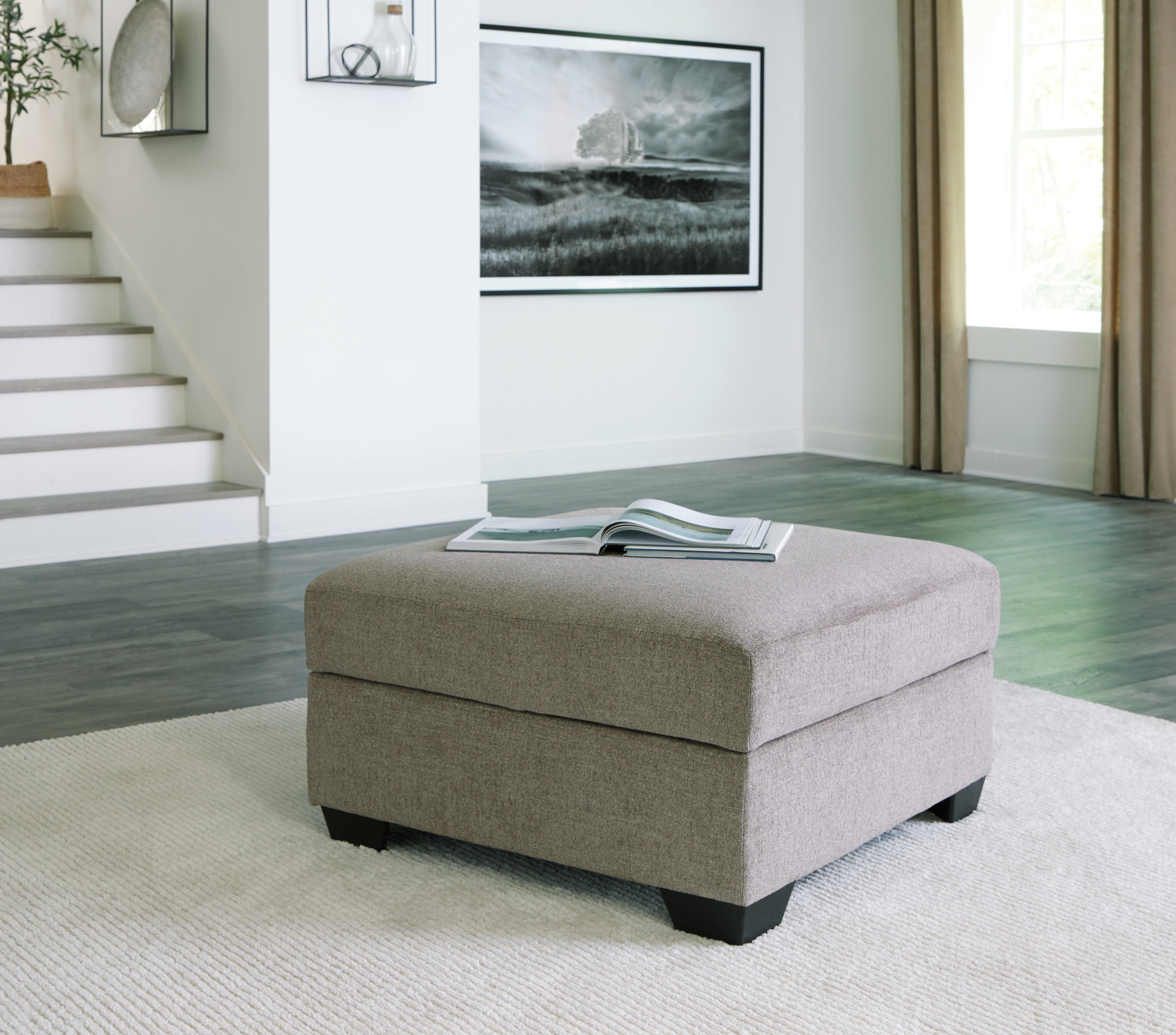 Floridian Furniture - Ashley Furniture - Creswell Living Room - Oversized Swivel Accent Chair / Stone - 1530521
