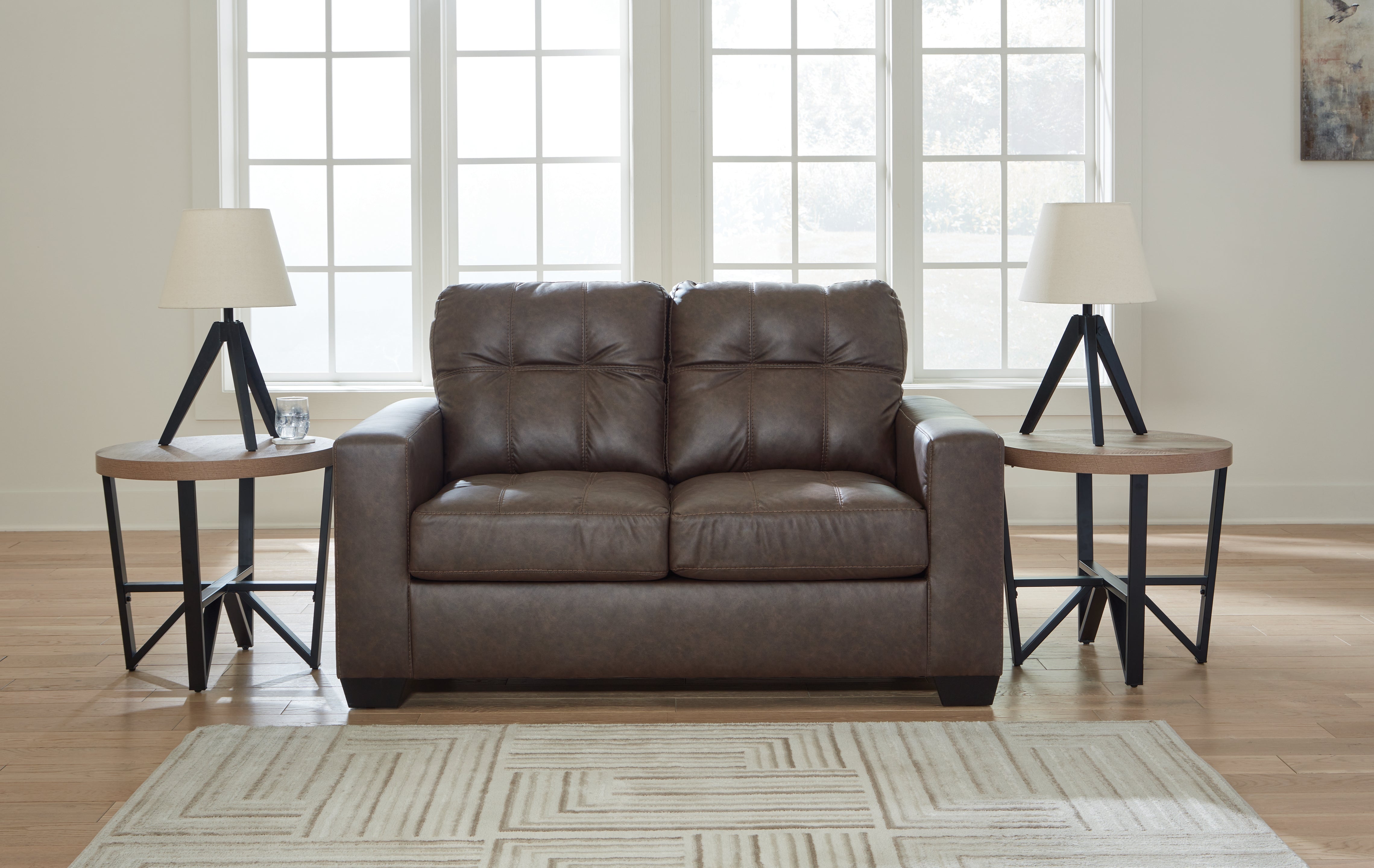 Floridian Furniture - Ashley Furniture - Barlin Mills Living Room - Loveseat / Umber - 1700335